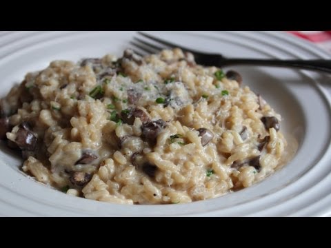 Baked Mushroom Risotto – "Cheater" Oven Risotto Method – Perfect Everytime!