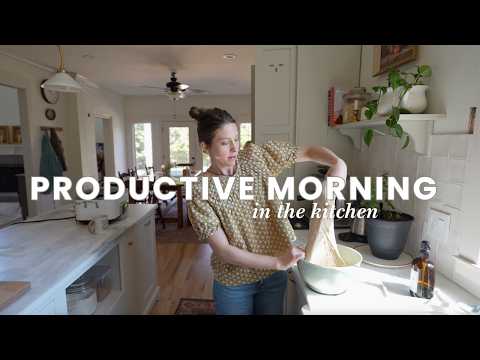 Baking Homemade Bread for the Week & BEST Slow Cooker Dinner