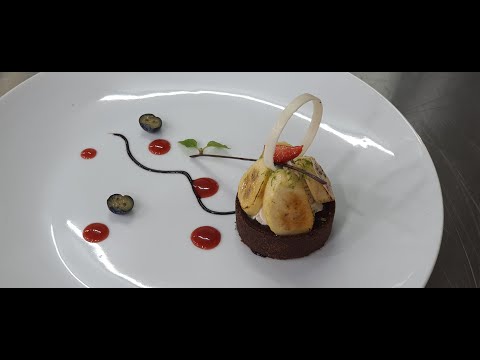 Banana Chocolate Tart by Chef Tan