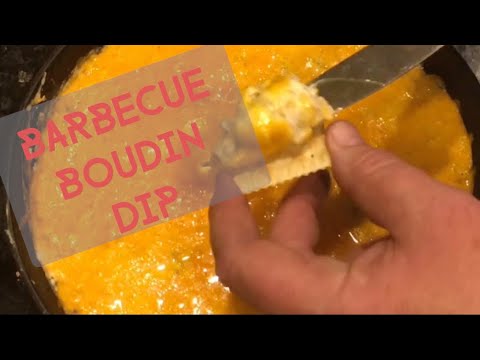 Barbecue Boudin Dip (Spread) on an Old Smokey Classic Grill