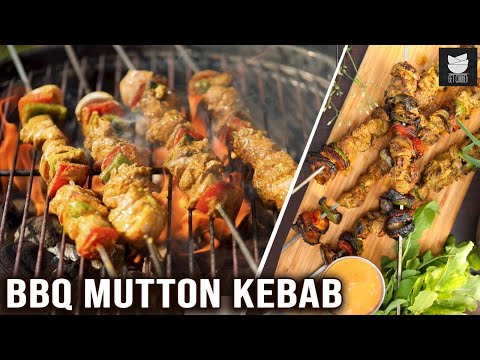 Barbeque Mutton Kebab | Mutton Shashlik | Recipes for Barbecue | BBQ With Varun | Get Curried