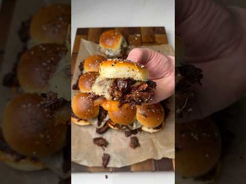 BBQ Beef & Cheese Sliders on the Pellet Grill | Tailgating Recipe with Bear Mountain Pellets