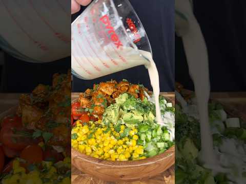 BBQ Chicken Salad For Weight Loss 🤯