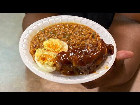 BBQ RIBS, BAKED BEANS & DEVILED  EGGS