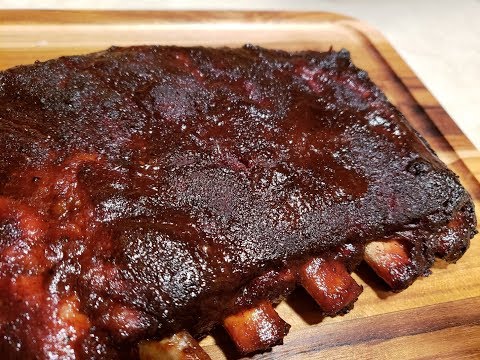 BBQ Ribs – Smoked on the Weber Kettle Grill
