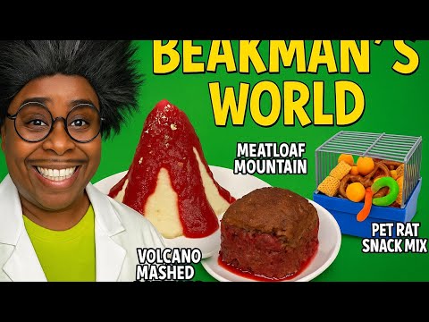 Beakman’s World | Volcano Mashed Potatoes & Meatloaf Mountain!