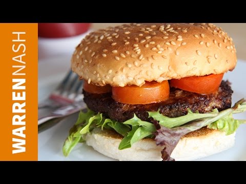 Beef Burger Recipe – Homemade with Ground Beef – Recipes by Warren Nash