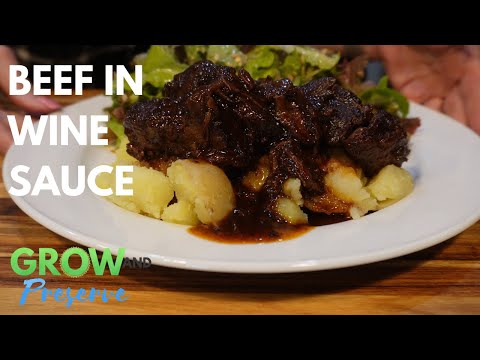 Beef in Wine Sauce: Restaurant Quality Home Canning Recipe