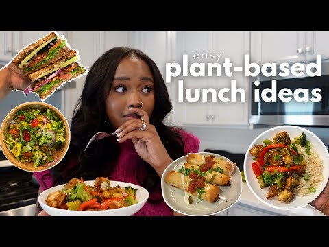 beginner-friendly plant-based lunch ideas + grocery haul 001 | sweet greens vegan