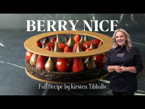 Berry Nice Full Recipe – Chocolate Cake, Cremeux & Strawberries Sablé Tart