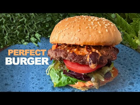BEST BURGER recipe, HOMEMADE, BETTER than FAST FOOD 🍔