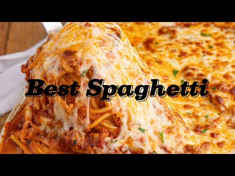 Best damn baked spaghetti Easter dinner 🤤