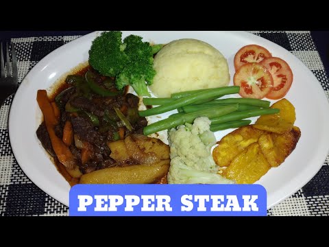 Best PEPPER STEAK Recipe | Jamaican Style😋
