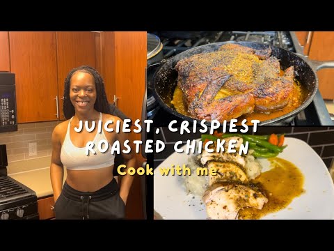 Best super juicy and crispy ROASTED CHICKEN| How to bake a whole chicken