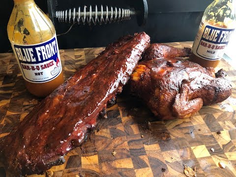 Blue Front BBQ Ribs and Chicken