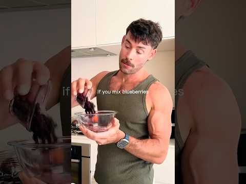 Blueberry Protein Donut Holes 🍩🫐 #bakedlean #proteinbaking #macrofriendly