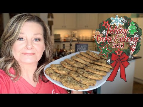 Bourbon Salted Caramel Oatmeal Cookies/Holiday Cookie Recipe Exchange 2021