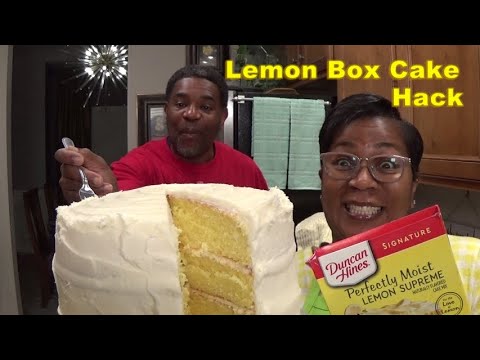 Box Cake Hack #2 | Duncan Hines Perfectly Moist 🍋Lemon Supreme Cake Mix | This Cake Is DELICIOUS!🥰