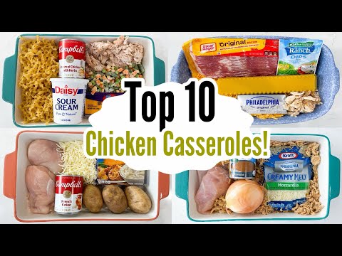 Budget Chicken Casseroles | 10 Easy, Delicious & Family-Friendly Dinner Ideas