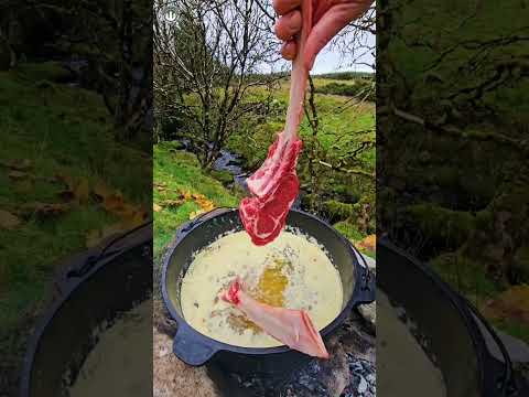 Butter Bath Tomahawk Steak😎🔥 | ASMR Cooking