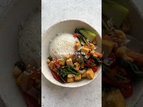 Cashew Tofu Stir-fry 😍