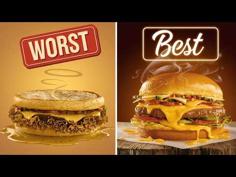 Chain Burger Restaurants RANKED From Worst to Best