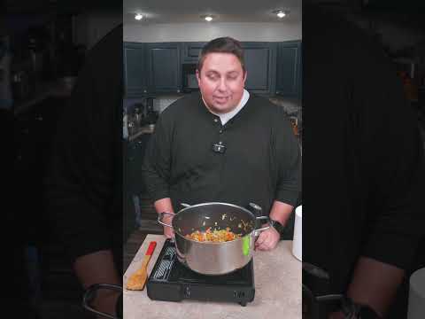 Cheeseburger soup! #holmescooking
