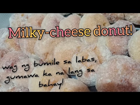 #cheesy #donut HOMEMADE MILKY-CHEESE DONUT/ DOUGHNUT RECIPE