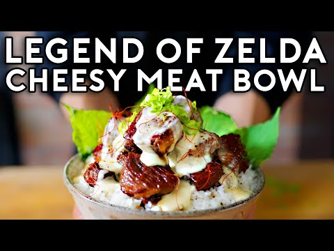 Cheesy Meat Bowl from Legend of Zelda: Tears of the Kingdom | Arcade with Alvin