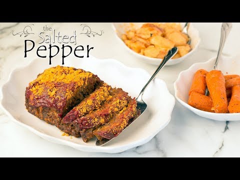 Cheesy Meatloaf in the Ninja Foodi with Carrots & Potatoes