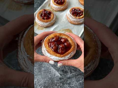 Cherry Cheesecake Danish 🍒🍒🍒 #recipe in #description