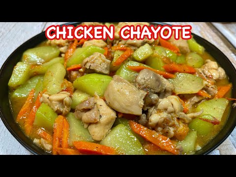 CHICKEN CHAYOTE | Kakaibang luto ng GINISANG SAYOTE with CHICKEN | Pinoy Simple Cooking