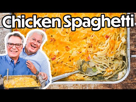Chicken Spaghetti!  Weeknight Dinner SOLVED!