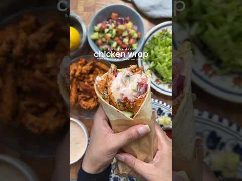 Chicken wrap 🌯 ( recipe 📌 in the comments)