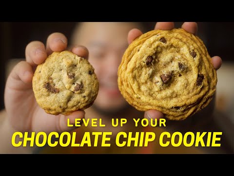 Chocolate Chip Cookie Upgrade: Crinkly, Chewy, Browned Butter | Easy No-Mixer Recipe