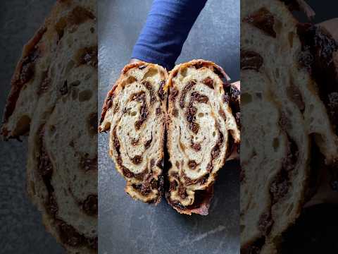 Cinnamon raisin sourdough bread. Recipe in description.