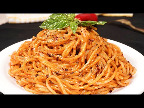 Classic Tomato Spaghetti – Spaghetti Pasta In Tomato Sauce | Easy Pasta Recipe
