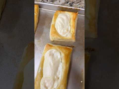 Copycat Starbucks Cheese Danish #momlife #food #cooking #baking #recipe #cookwithme #pastry #fyp
