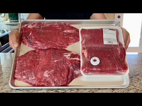 Costco Flank Steak / Costco 2024 / Costco Meat / Flank Steak Recipes / Flank Steak / ASMR Cooking