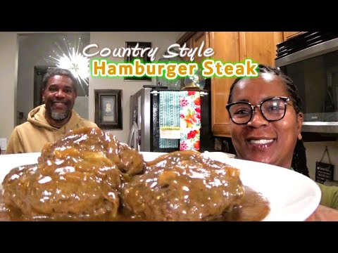 Country Style Hamburger Steak With Lipton Onion Soup Mix | Homemade Gravy | We Like Them #WellDone