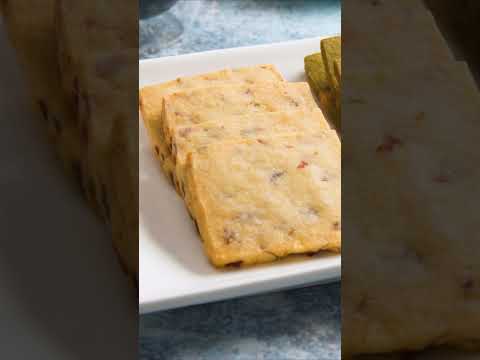 Cranberry Almond Shortbread Cookies – Dished #Shorts