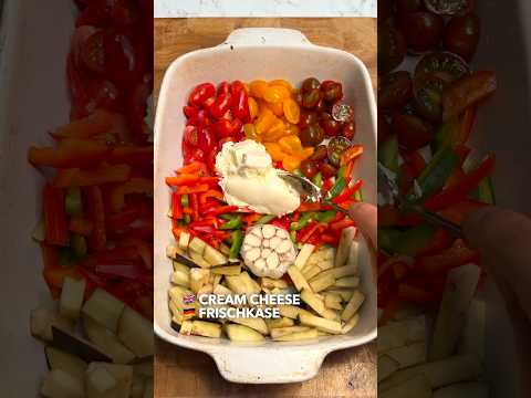 Creamy Baked Veggie Pasta Recipe | Easy, Delicious & Vegan! #Shorts