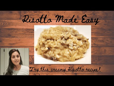 CREAMY ITALIAN RISOTTO| HOW TO MAKE RISOTTO WITHOUT WINE  – EASY RECIPE