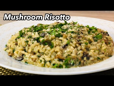 Creamy Mushroom Arborio Rice | Italian Risotto Recipe | Taste Assured