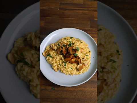 Creamy MUSHROOM RISOTTO Like an Italian #Shorts