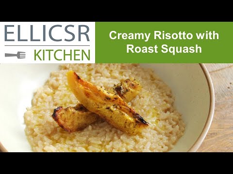 Creamy Risotto with Roast Squash