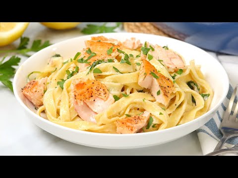 Creamy Salmon Pasta | 20 Minute Dinner Recipe