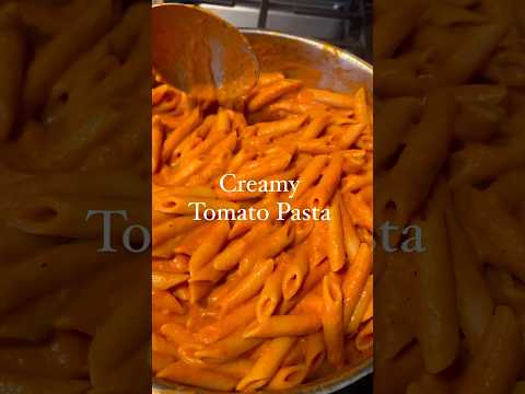 Creamy Tomato Pasta! #pasta #vodkasauce #pastarecipe #pastarecipes #recipe #easyrecipe