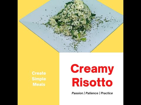Create Simple Meals: Creamy Risotto with Pan Fried Fish