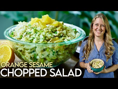 Crisp, Fresh & Flavorful: Orange Sesame Cabbage Salad #oilfree #vegan